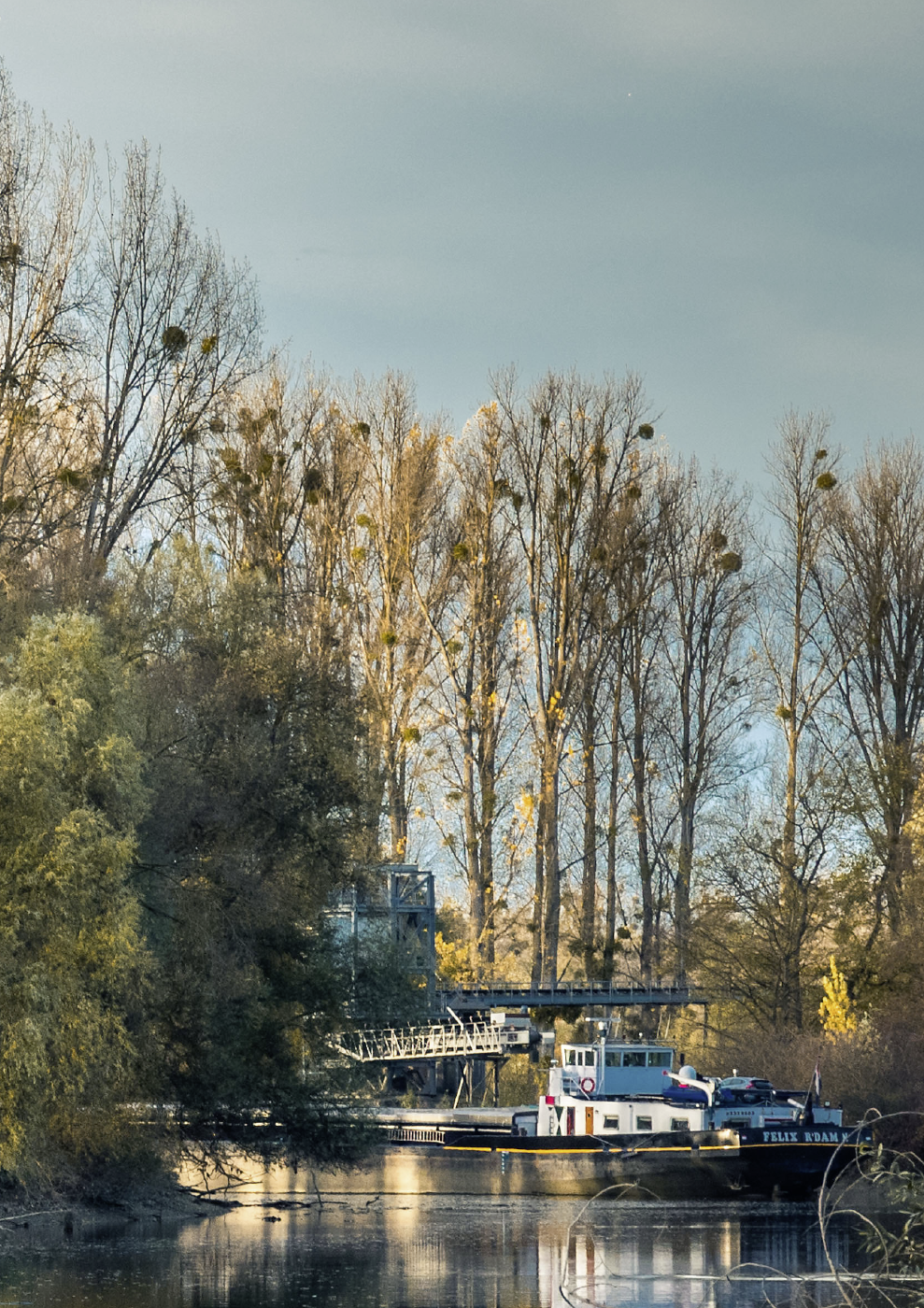 Ein Boot auf einem See